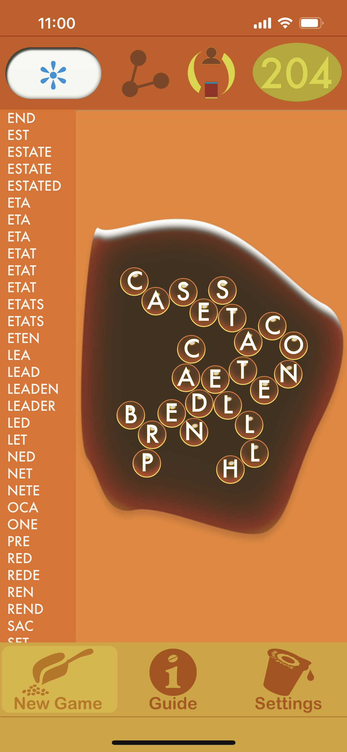 Spell the Coffee with fictionary words