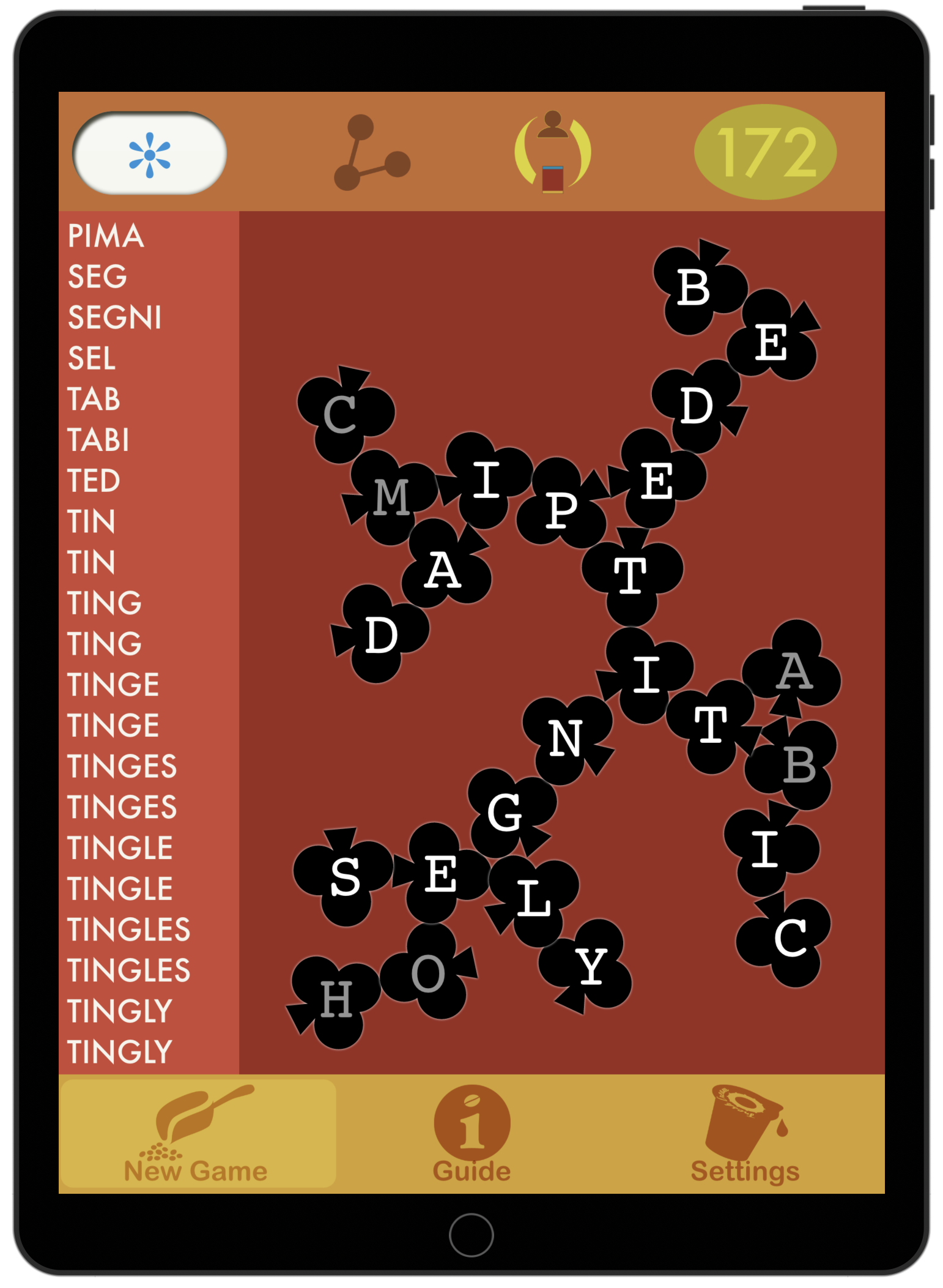 8-Spot 172 points