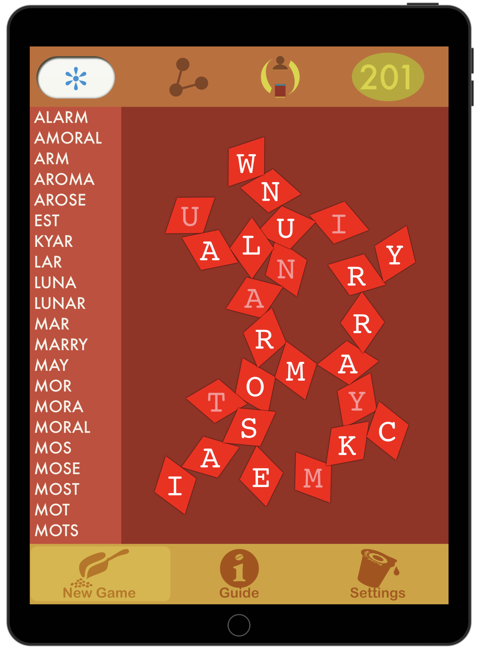 8-Spot obstacle course game 201 points