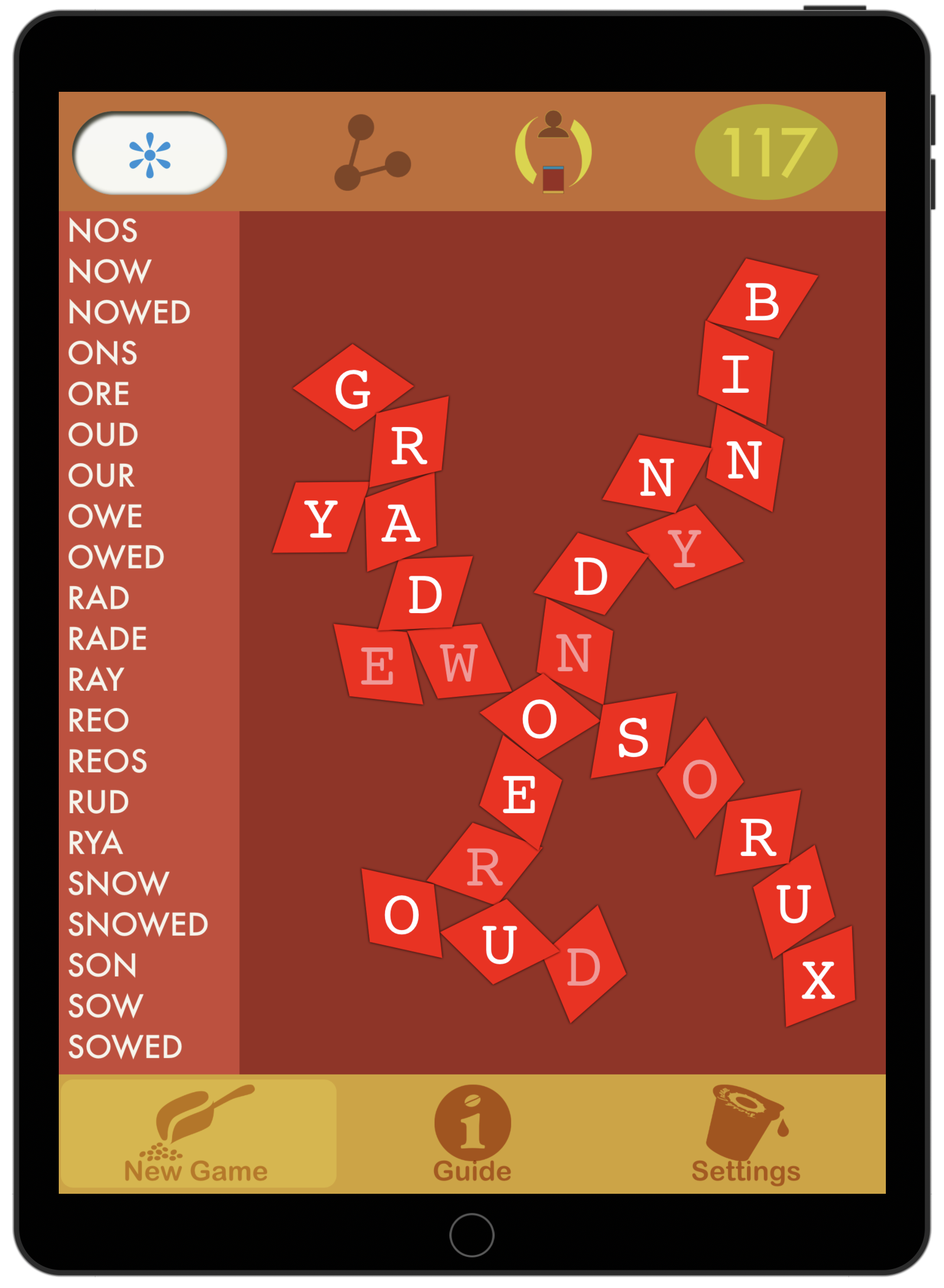 8-Spot obstacle course game 117 points