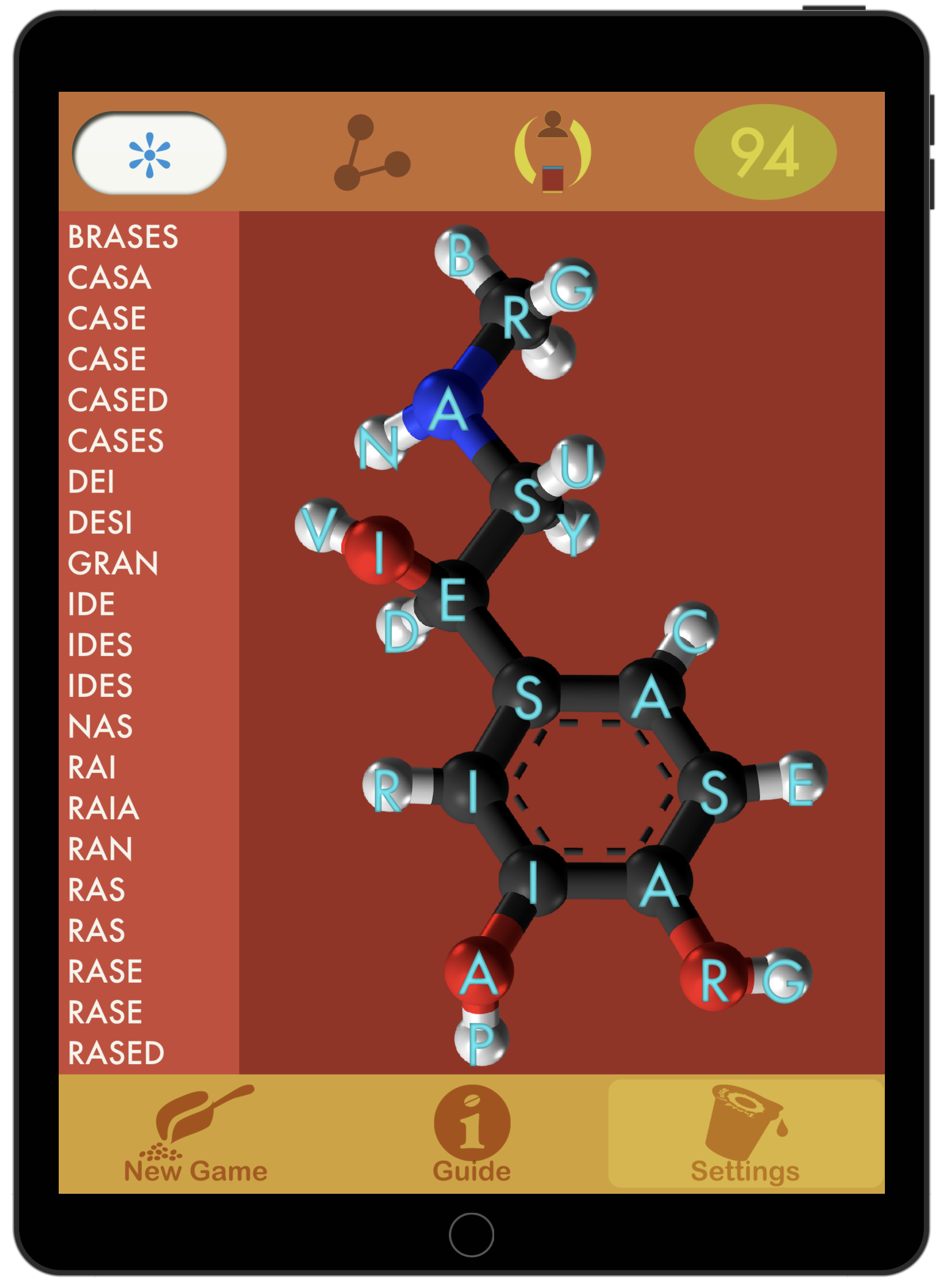 Compound words User screenshot 1