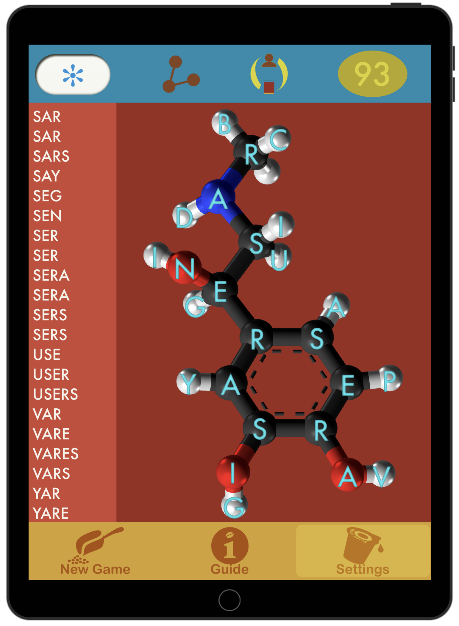 Compound words Blu Yonder screenshot 1